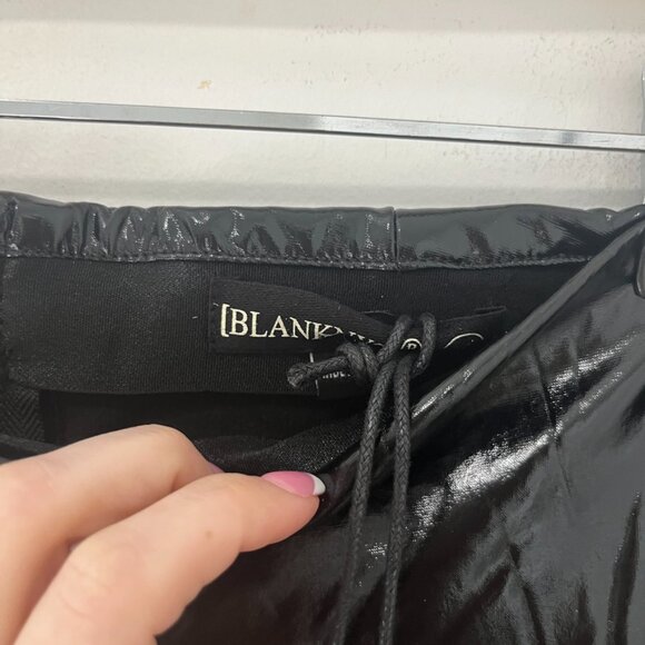 NEW Blank NYC Black Faux Leather Banger Pants Size 31 - Picture 5 of 7